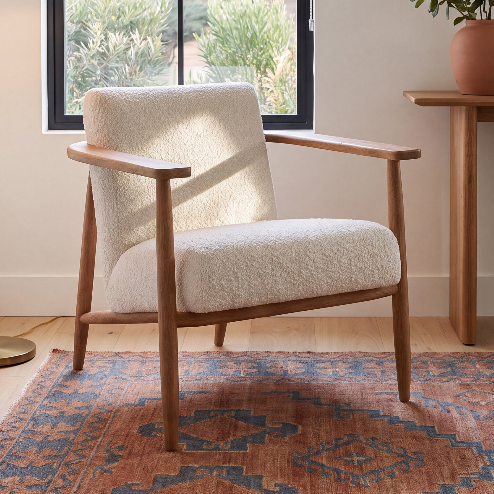 Fritz Armchair, Knoll Natural Performance Boucle