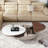 51.18"Adjustable Height Storage Oval Coffee Table