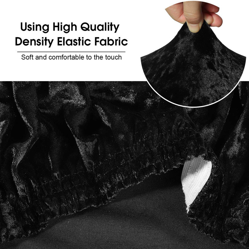 Dining Chair Slipcover, Black