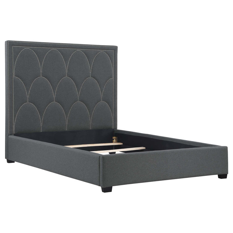 Maille Upholstered Eastern King Panel Bed, King