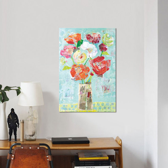 « jersey grand », impression sur toile, H 60 po x l 40po x P 1,5 po, Pas de tapis, Toile tendue