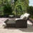 Double Chaise Lounge With Adjustable Back And Cushions-2104425022