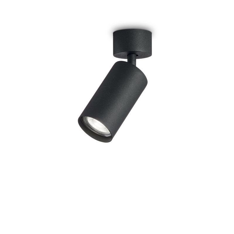 Dynamite Flush Mount, Black, Black