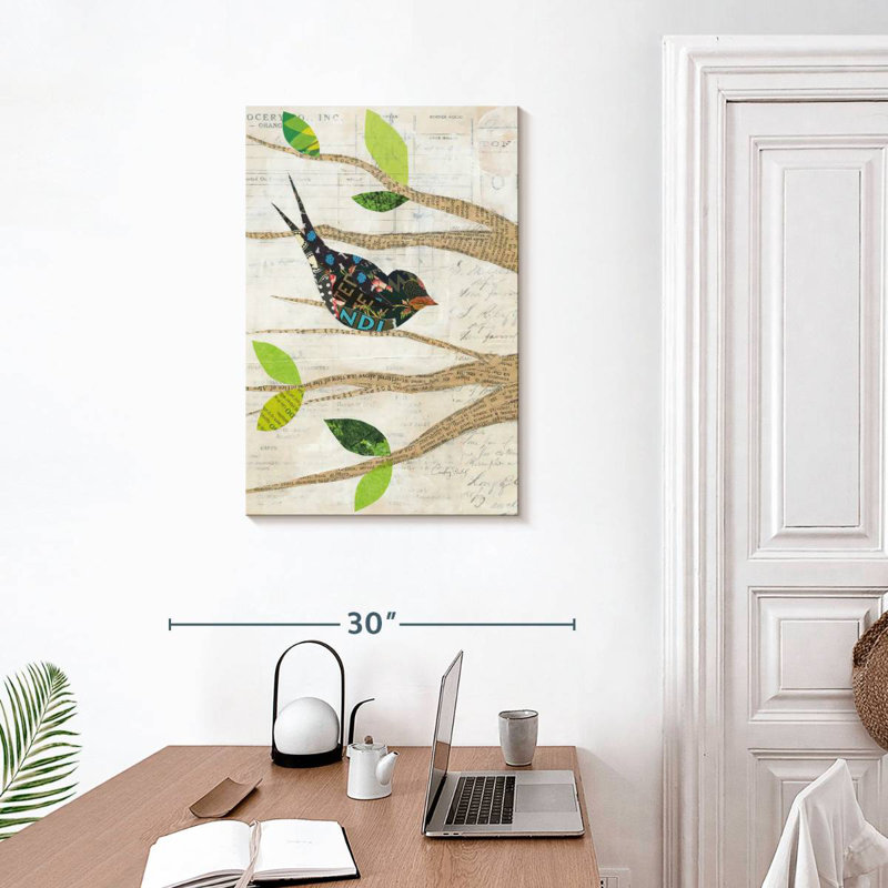 Brampt Birds In Spring III, 30" H x 20" W