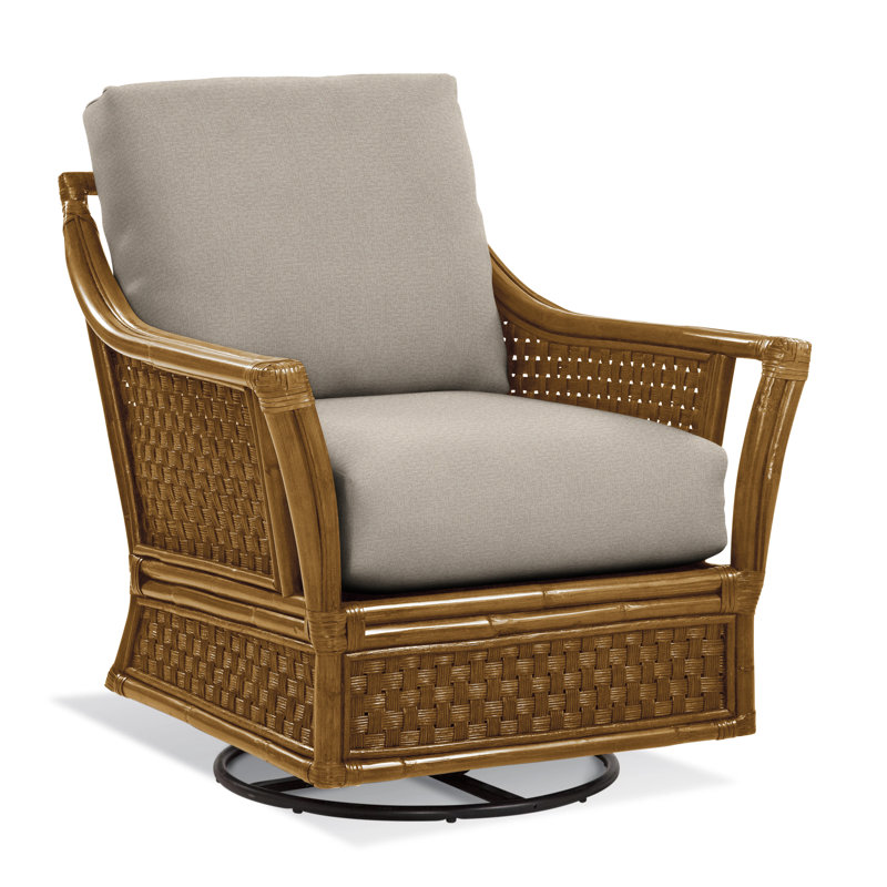 Boca Armchair, Beige Performance Fabric; 0851-73, Havana