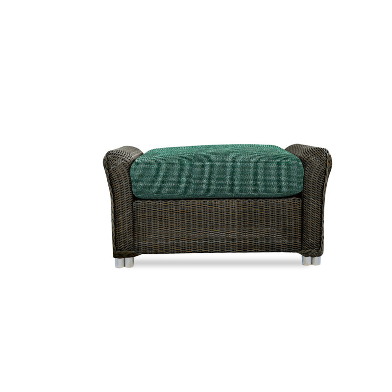 Reflections Outdoor Ottoman, Beach Natural, Mink