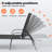 Aluminum Outdoor Chaise Lounge With Square Table-54970834
