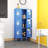 66" Blue Metal Locker For Office And High Gym Employee Home - Steel, Easy Assembly, Stable Base Government Offices Cold Rolled Pry Door, Air Vents
