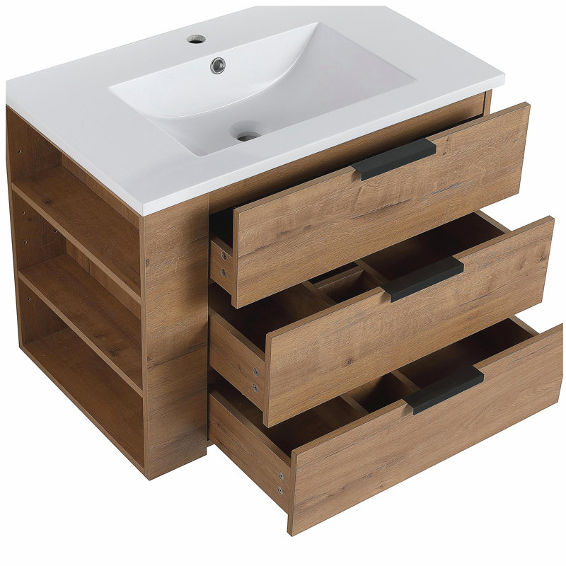 Lavabo de salle de bain 30 po avec comptoir