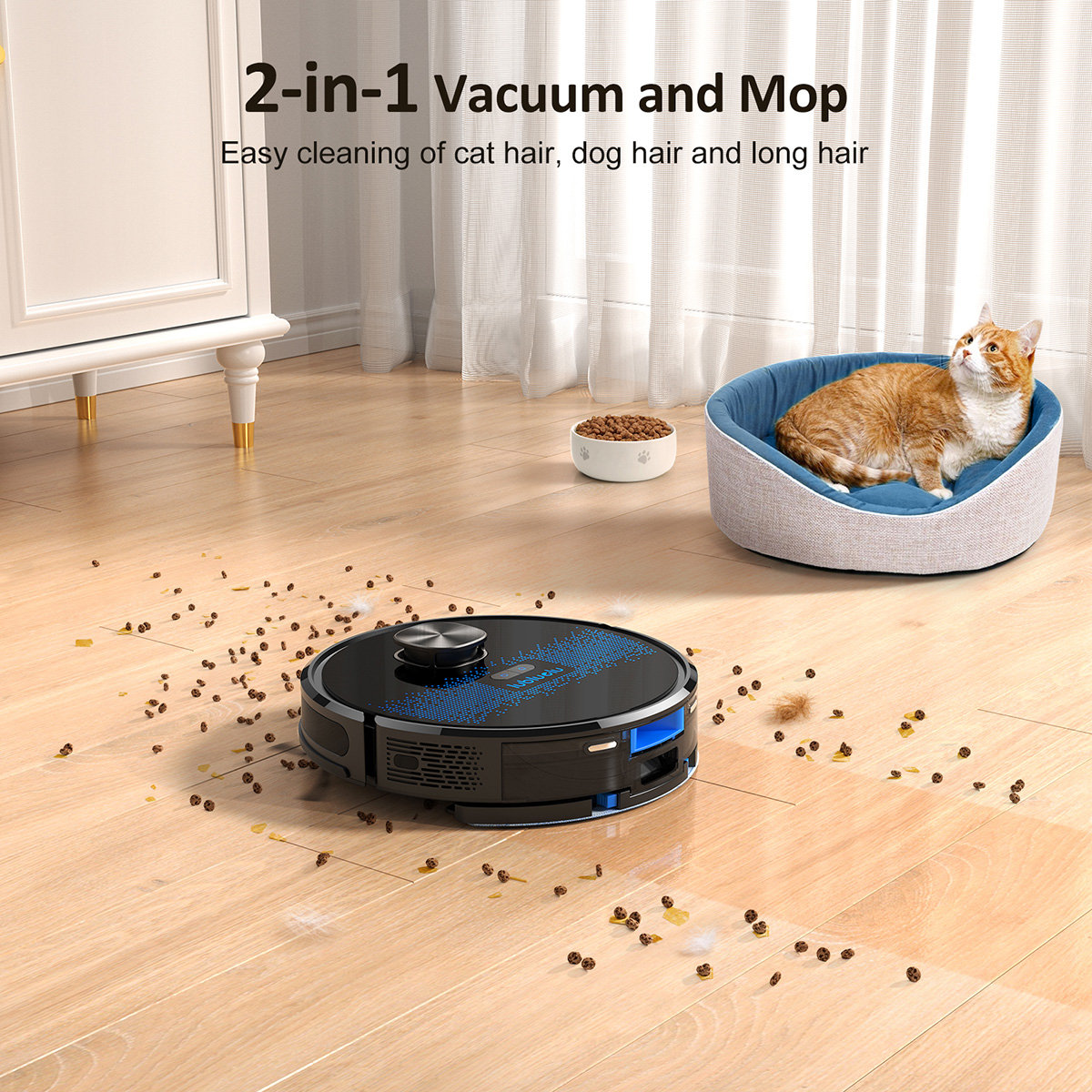 robot vacuum pet hair carpet