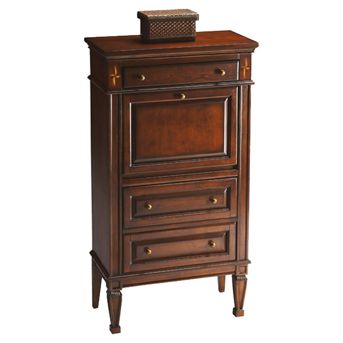 Chubbuck Armoire Desk, Dark Brown