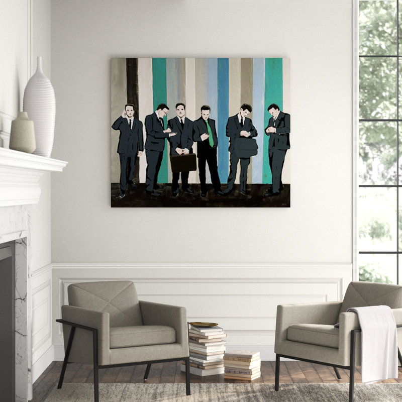 Techno Phobia II Print by Calyton Rabo, Knife Gel, 50" H x 60" W x 1.5" D