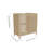 (Only Base) Large Capacity Bamboo Bathroom Storage Cabinet with Drawers, Natural Solid Bamboo Shelving Unit for Towels & Cosmetics, Eco-Friendly Bathroom Organizer