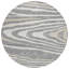 Tapis intérieur lavable rond 8 pi gris ivoire et beige