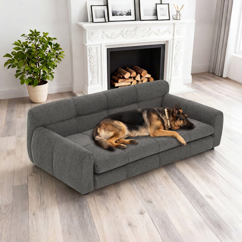 Canapé pour chien 51 po gris foncé, Gris foncé