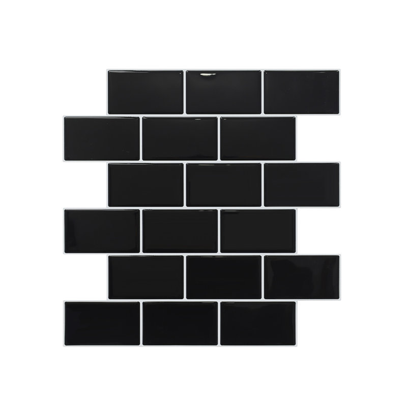 Carreau de mosaïque auto-adhésif en vinyle l 12 po x L 12 po