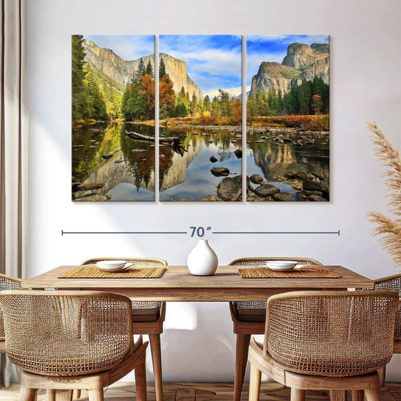 Paysage de la rivière Alvord Merced, H 42 po x l 65 po