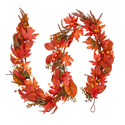 COPPER LEAF 183cm Faux Garland