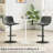 Swivel Leather Adjustable Height Bar & Counter Stool with Metal Frame-444843870-363778011