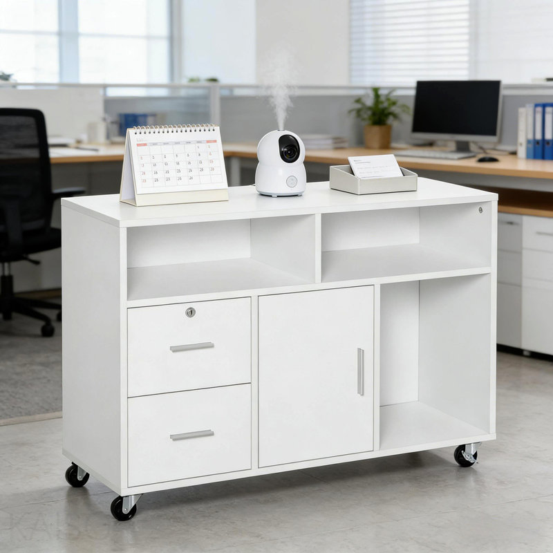 Armoire de rangement mobile, support d'imprimante, armoire de rangement de bureau