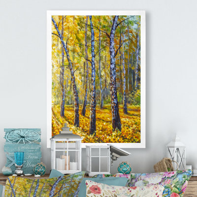 Path To The Birch Forest II " Path To The Birch Forest II " Painting Print