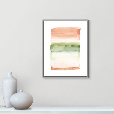 Skye Sky II - cadre flottant, reproduction d'art sur toile