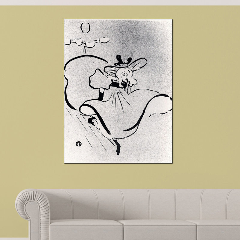 Henri De Toulouse-Lautrec - Wrapped Canvas Print, 120cm H x 90cm W x 1.8cm D