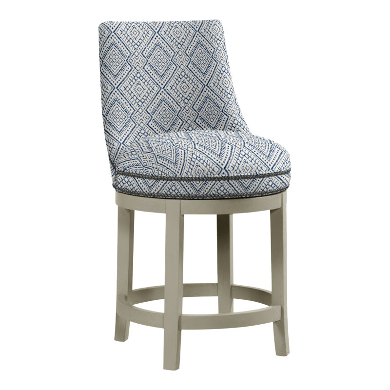 Vesper 26'' Counter Stool, Almond Buff, Perigold Iguazu Royal