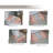 Bathroom Rugs Set of 4, Ultra Soft Microfiber Mats, Absorbent & Quick Drying, Non-Slip Rubber Backing, Machine Washable Bathroom Mats, Toilet – 20x32, 24x40, 20x20, 18x18 Coral-1542166450
