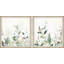 New Leaves by Marmont Hill - 2 Piece Single Picture Frame Painting Set-72535262