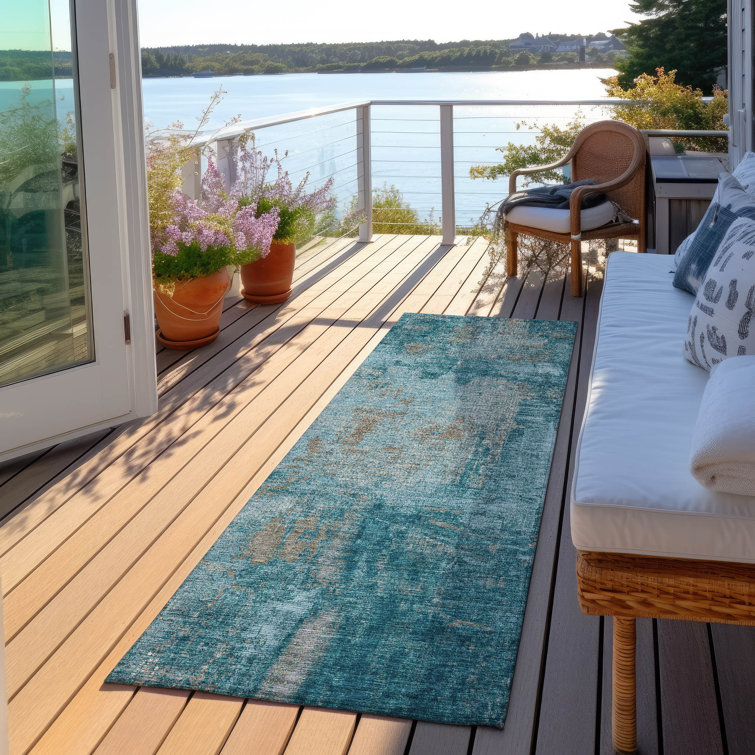 Machine Washable Indoor/Outdoor Chayden ACN989 Rug