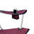 Core Portable Outdoor Camping Folding Chair with Carrying Storage Bag, Wine