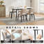 Linen Upholstered Dining Chairs in Beige