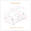 Causeuse classique 2 places en cuir