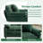 Chenille Oversized Accent Armchair-1387783657