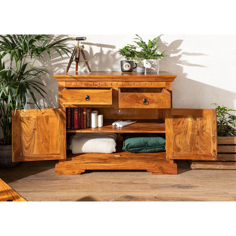 Oxford Solid Wood 107 cm W Chest of 2 Drawers