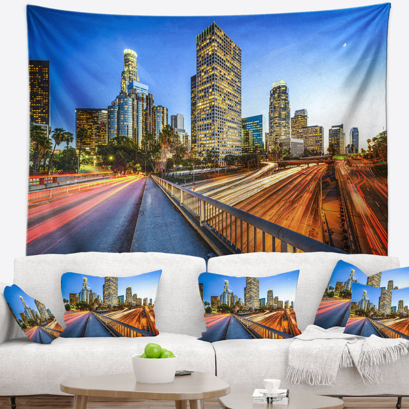 Tapisserie Cityscape, H 50 po x l 60 po