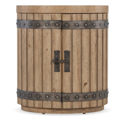 Vineyard Row Wine Barrel End Table
