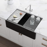 33" L x 21" W Farmhouse Kitchen Sink