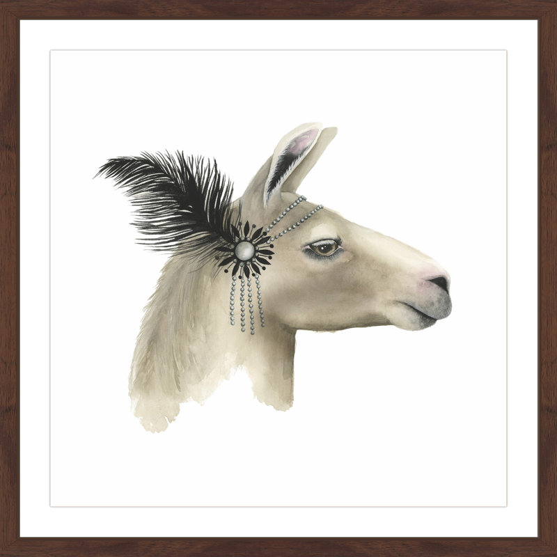 «Downton Animals I», reproduction d'art encadrée, H 12 po x l 12 po x P 1,5 po