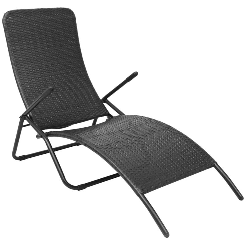 Rosamaria 147cm Long Single Chaise, Black