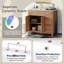 36" Bathroom Vanity Storage Cabinet With Ceramic Sink