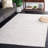 Reaver Hand Tufted Viscose Wool Cotton with Latex Abstract Rug in Ivory-1538247243