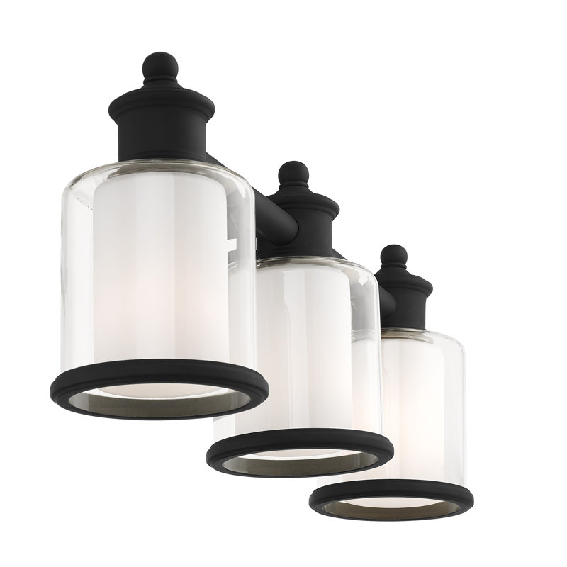 Messick 3 - Light Dimmable Vanity Light, Black