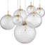 Anil 7 - Light Stainless Steel Cluster Pendant