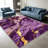 Purple Marble Gold   area rugs for Living Room, Soft and Comfortable, Suitable for all seasons, easy to maintain, machine washable Indoor floor mat, Under Table Farmhouse suitable for Bedroom, Dining Room, Study,  Balcony, Home Decor Patio-1687162648