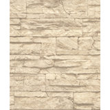 Bricks and More Collection Wide Granite Slabs Wallpaper Roll