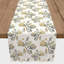 Watercolor Floral Blossoms Grey Outdoor Table Runner-1454398235-1454421080