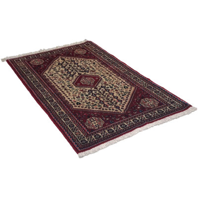 Paisleyann Oriental Area Rug in Beige