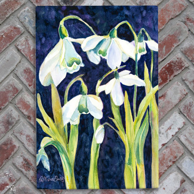P.BURNS Traditional Plants & Flowers Wall Decor on Ceramic